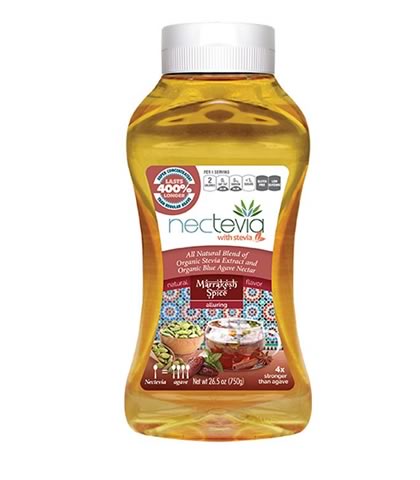 Nectevia Marrakesh Spice Agave Nectar with Stevia, Steviva (750g) - Click Image to Close